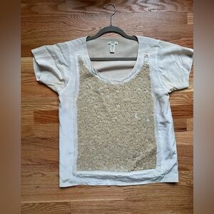 Jcrew Sequin Top